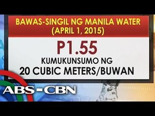 Manila Water rate, oil prices going down