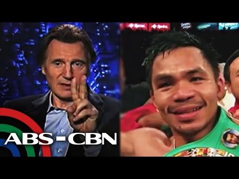 Liam Neeson, may isang hiling kay Pacquiao