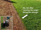 How to edge a baseball field like a pro with a lawn edger