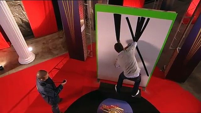 Fastest time to duck tape (duct tape) yourself to a wall