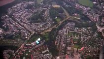 Aerial Views: Beckhausen to Landing at Dusseldorf Airport