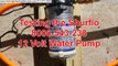 Testing A Shurflo 12 volt Water Pump on a Sprayer Dallas Fort Worth TX DFW