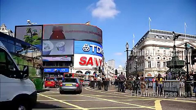 London, England - UHD Ultra HD 2K 4K 5K Time Lapse Stock Footage Royalty-Free