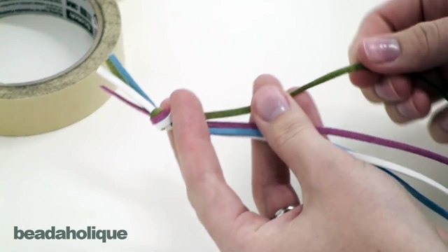 How to Make a Four Strand Round Braid
