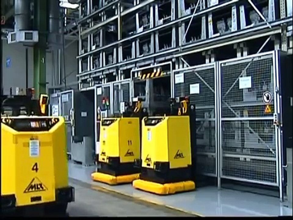Fahrerloses Transportsystem (FTS) von MLR in de...