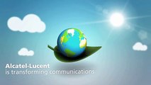 Alcatel-Lucent is transforming communications for a sustainable planet
