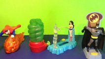 Rare 2003 DC JUSTICE LEAGUE ADVENTURES Burger King Kids Meal Toys Batman Superman Wonder Woman!