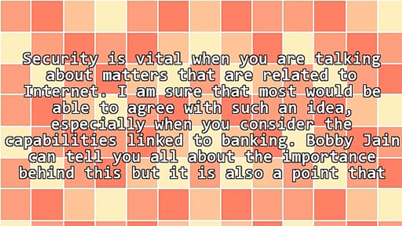 Safety In Mobile Banking Supported By Bobby Jain