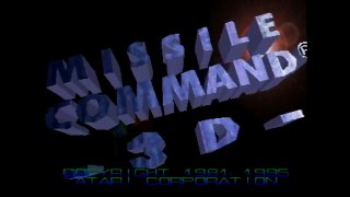MISSILE COMMAND 3D FOR ATARI JAGUAR GAMEPLAY REVIEW