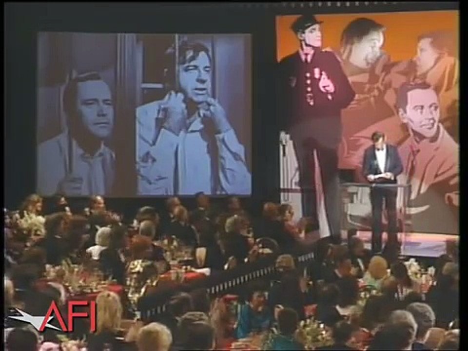 Walter Mathau Salutes Jack Lemmon at AFI Life Achievement Award