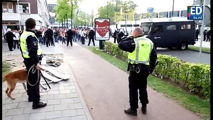 Feyenoord-hooligans verstoren Koninginnedag Eindhoven