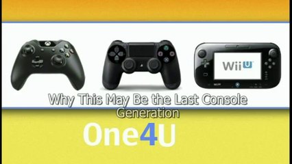 Eighth VideoGame Generation Predictions - PS4, Xbox One, Wii U Adam Koralik