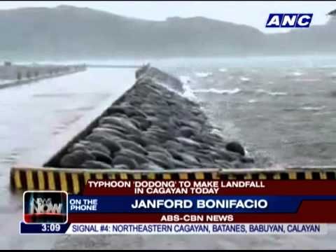 Heavy rains in Cagayan ahead of 'Dodong' landfall