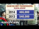 Train troubles result in fewer MRT passengers