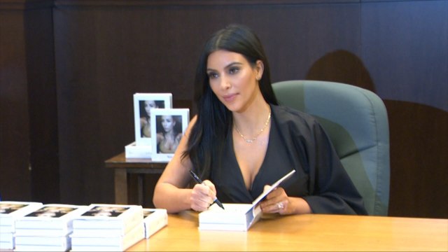 Kim Kardashian Is Out Signing Books And Taking Selfies