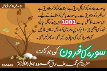 Surah Kafiroon  Ki Barkat - Hakeem Tariq Mehmood Chughtai