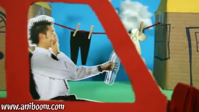 Music video shot entirely with stop-motion paper cut-outs