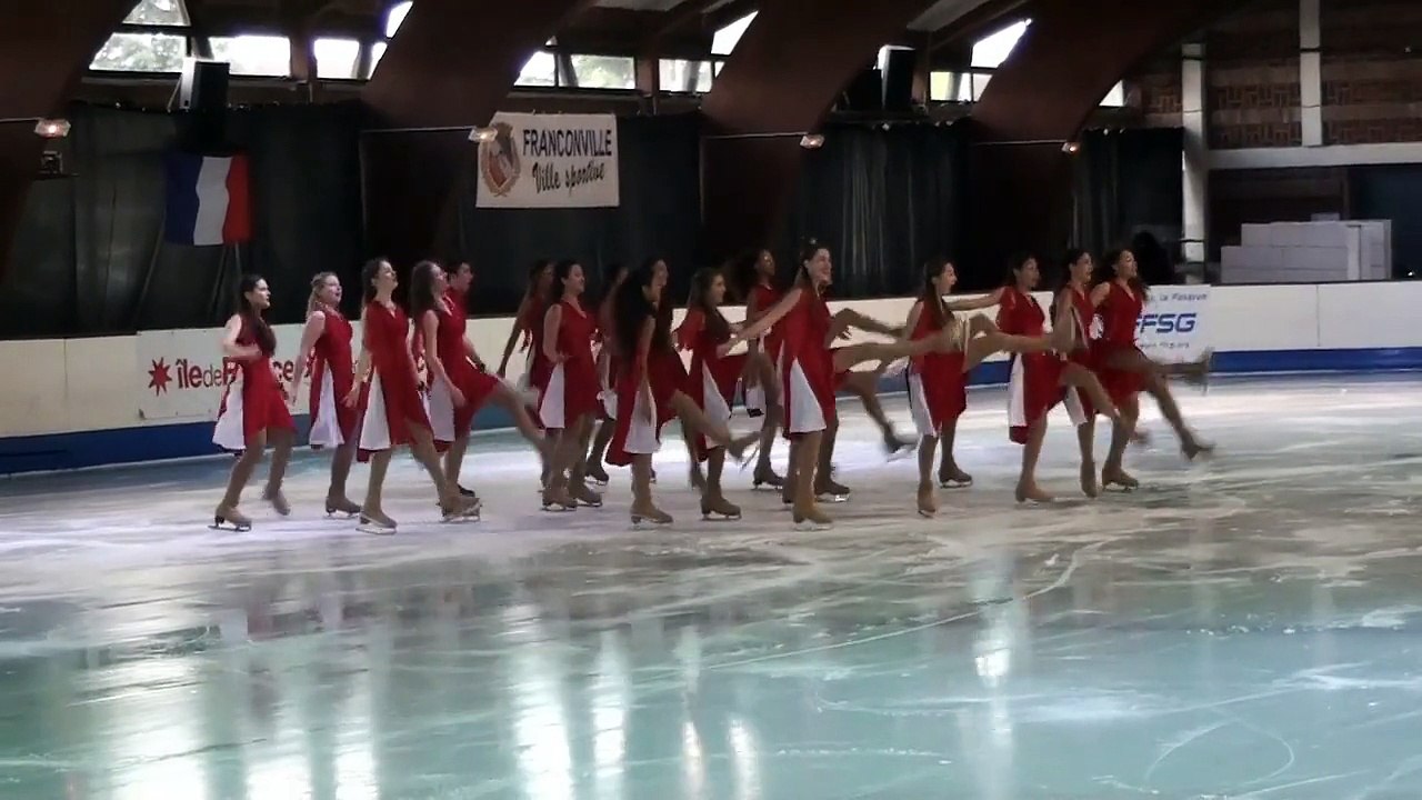 Programme libre Extravaganza (Franconville) - 4ème en juniors - Championnat de France 2015 de ballet sur glace
