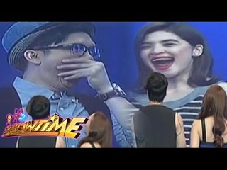 Anne at Vhong caught on camera yawning