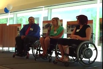 Maegan Clark speaking about being a Quadriplegic