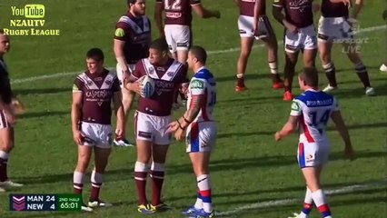Un rugbyman touche les parties d'un joueur en plein match !