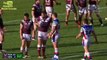 Rugby Player Casually Grabs Opponents Weiner During Game!