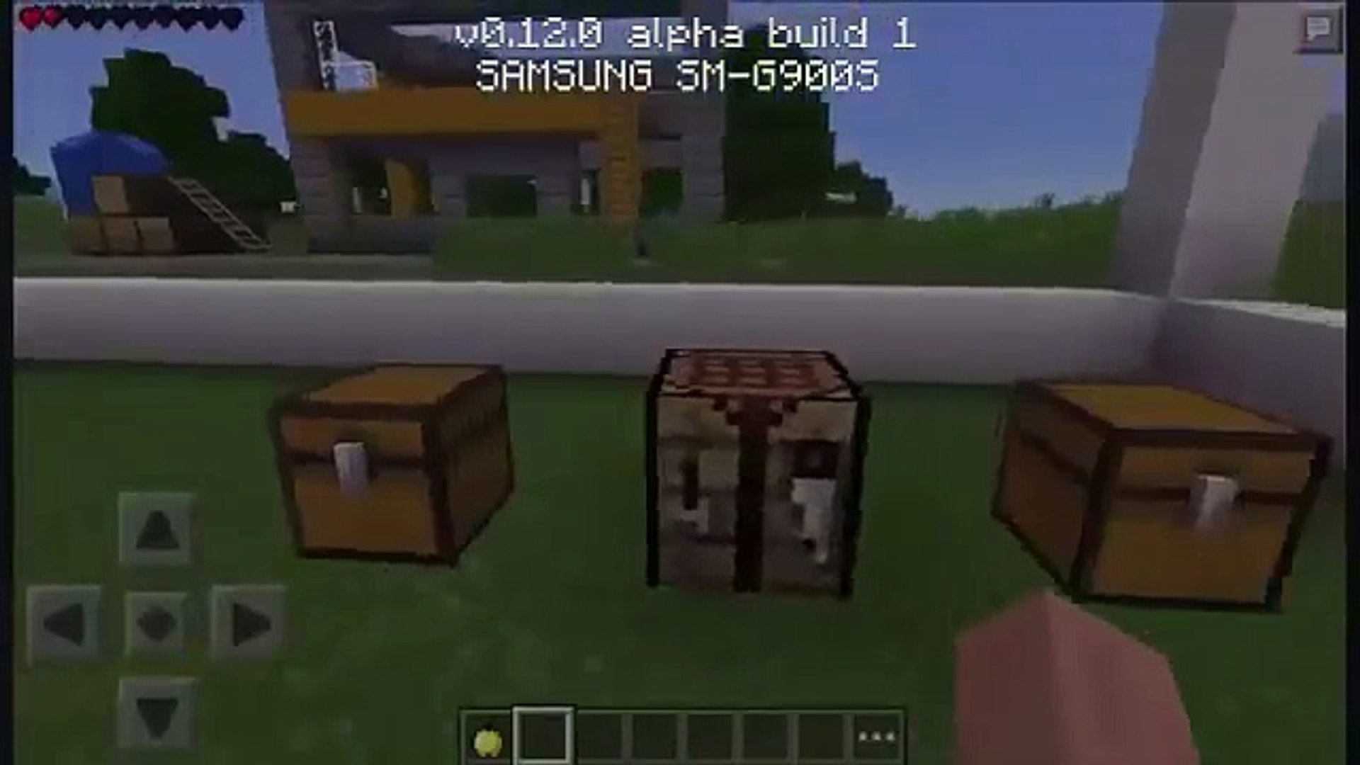 Minecraft pocket edition 0.12.0 survival house