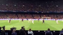 Lionel Messi Chip Over Manuel Neuer - Front Fan View
