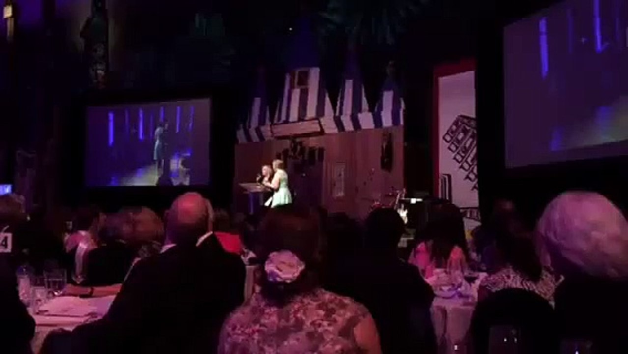 May and Raitt at Press Gallery dinner