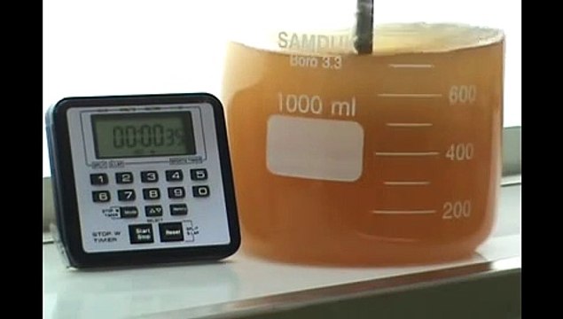 Iron mine waste water treatment - Inorganic agent based on natural mineral