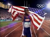 Michael Johnson Breaks 200m & 400m Olympic Records - Atlanta 1996 Olympics