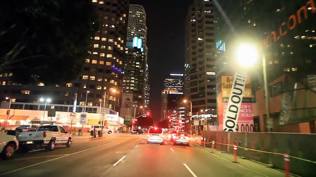 車載動画 ロス HD-L.A DownTown Night Driving View  vol.1  -dotcube-