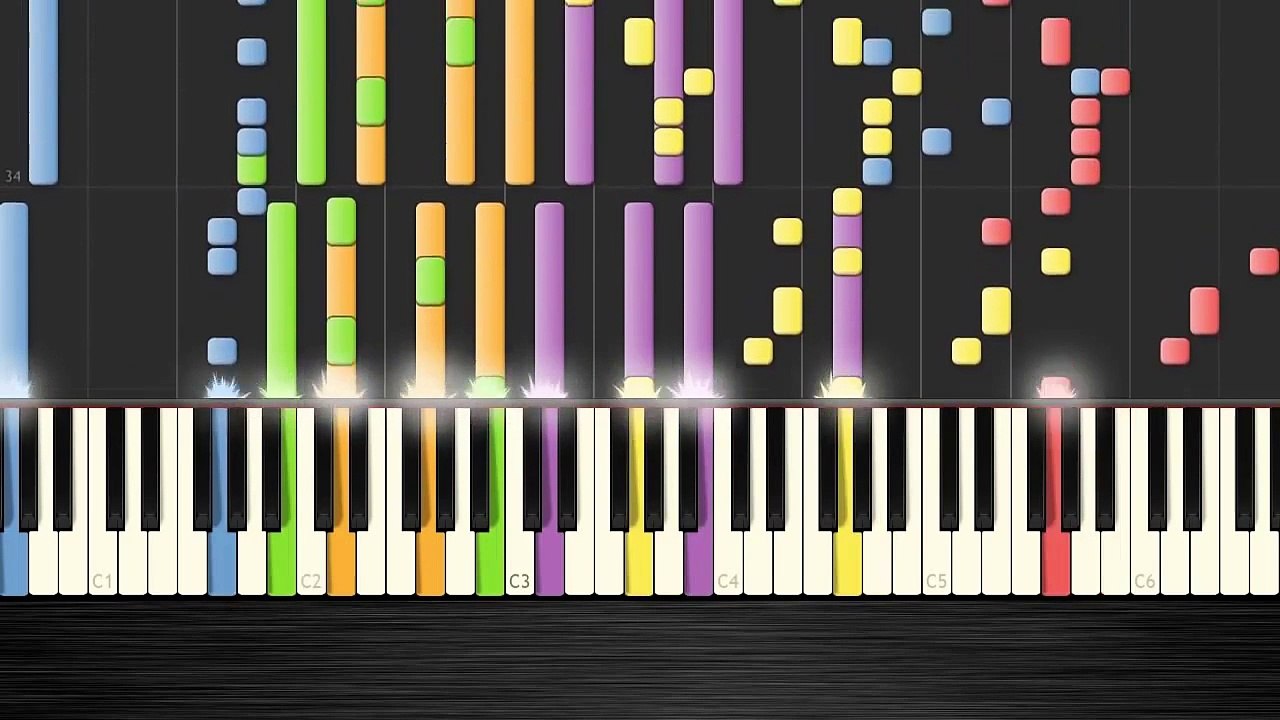 Taylor Swift - Shake It Off - IMPOSSIBLE REMIX - Piano - Synthesia