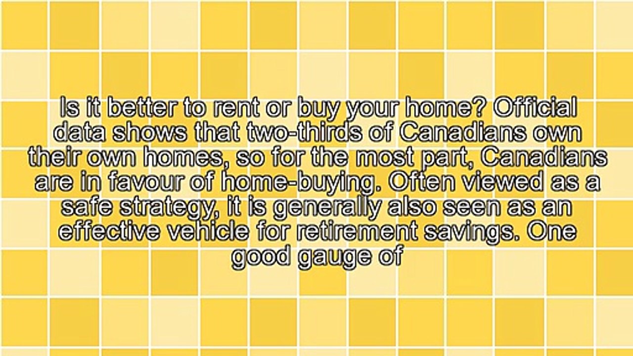Buying Versus Renting