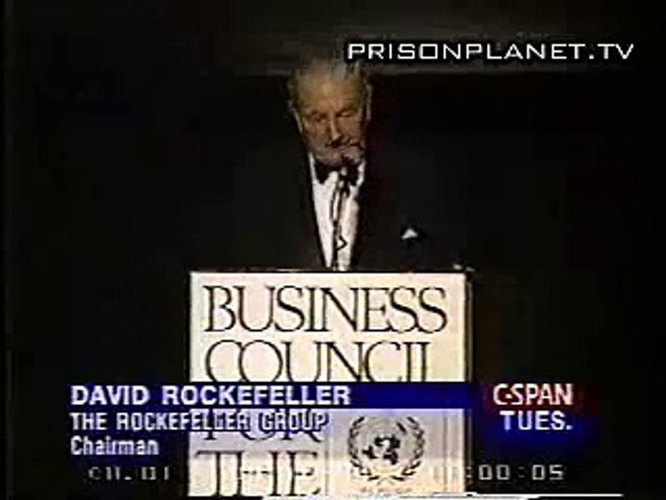 David Rockefeller's Agenda - Population Control