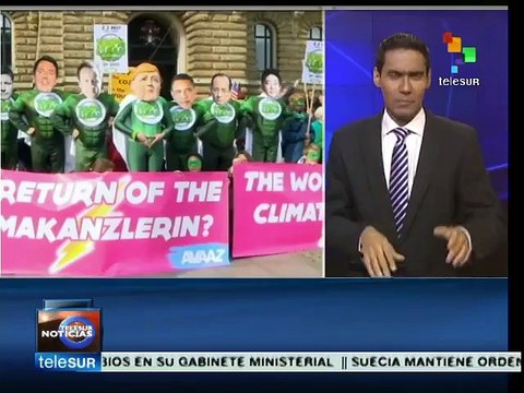 Alemania: activistas protestan durante Cumbre de la Energía del G7