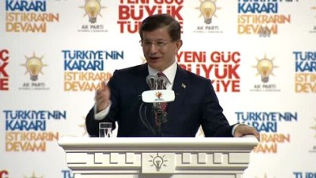 Davutoğlu: Türkiye'nin Bütününde Aynı Coşkuda Miting Yapabilen Tek Parti Ak Partidir