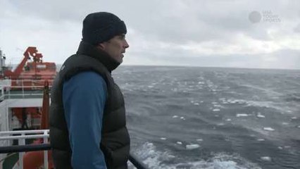 British man swims in world's coldest ocean wearing a Speedo