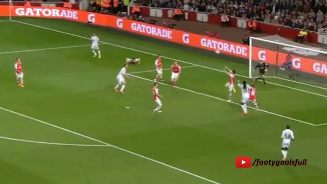 Bafetimbi Gomis Goal - Arsenal vs Swansea 0-1 (May 2015)
