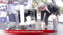 Uzay aracı Philae'nin maketi Paris'te
