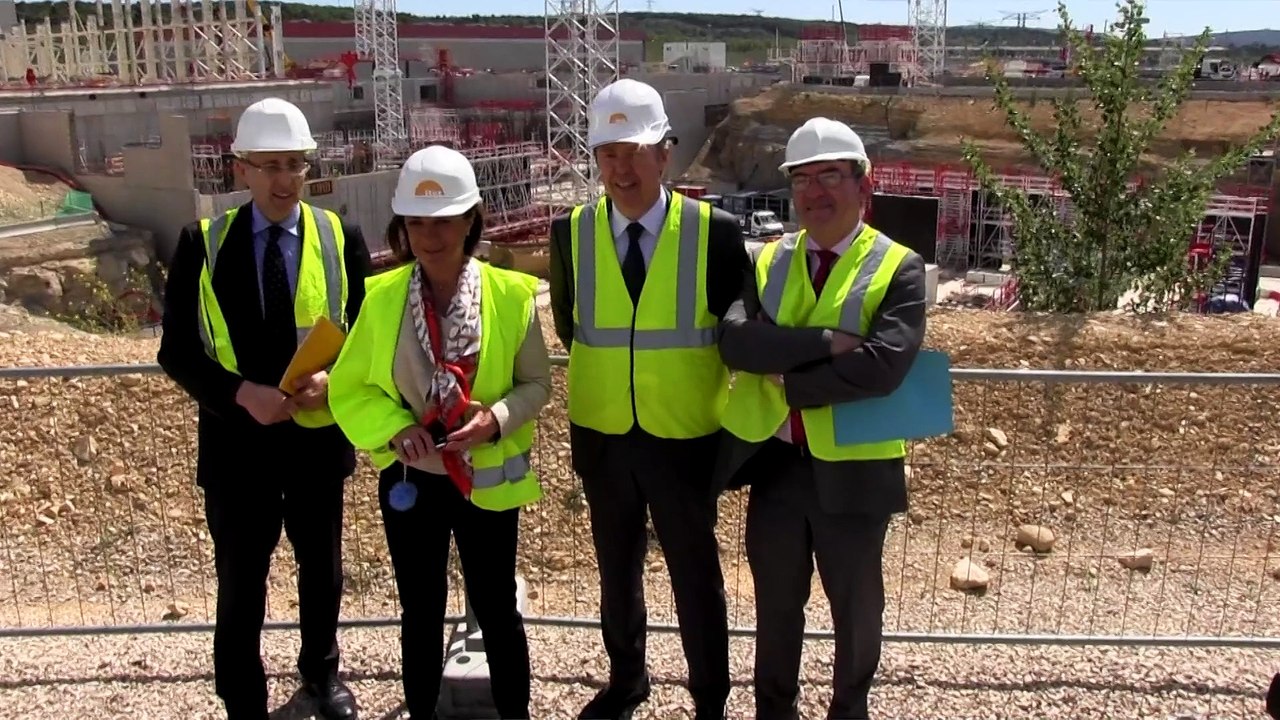 Projet ITER - Visite de Martine Vassal à Cadarache