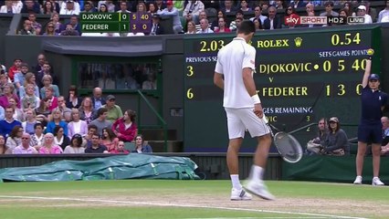 Wimbledon 2012 SF - Federer vs Djokovic Highlights HD