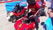 PowerWheels Racing - NIMBY Ferrari Kart FIRE!! (Maker Faire 2013)