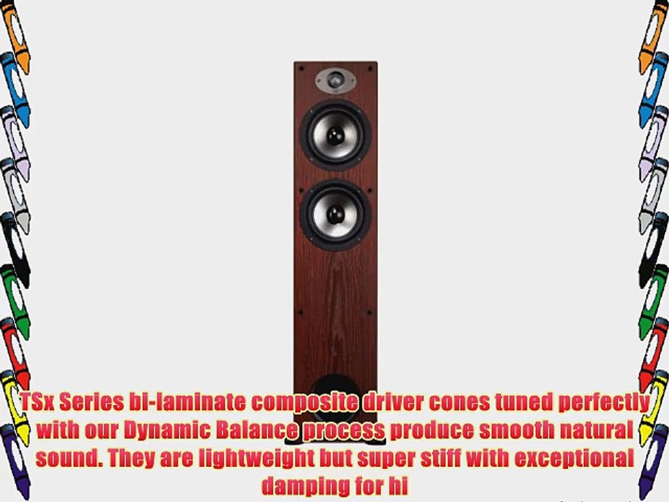 Polk Audio TSx 330T Tower Speaker - Cherry