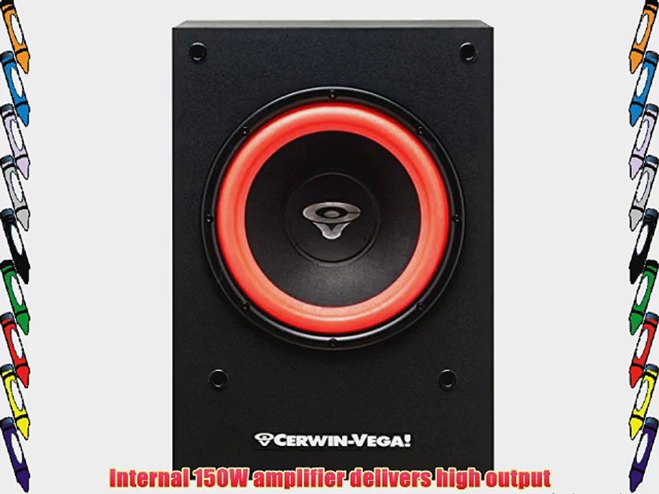 Cerwin Vega SL10S Powered Subwoofer Each