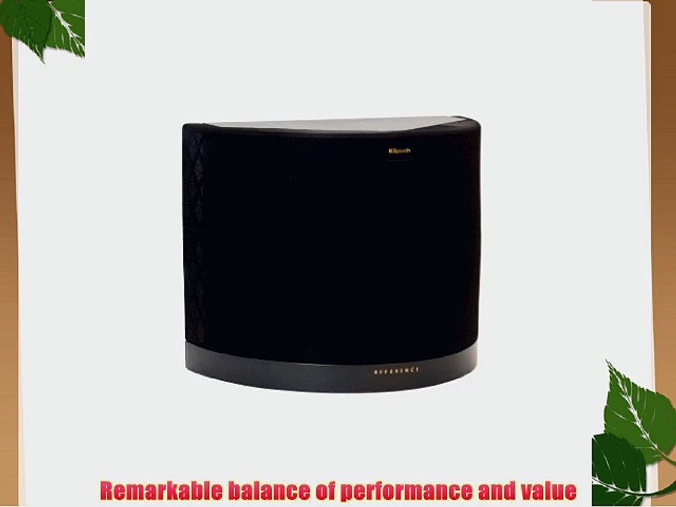 Klipsch RS-42 II Reference Series Surround Speaker (Black Single)