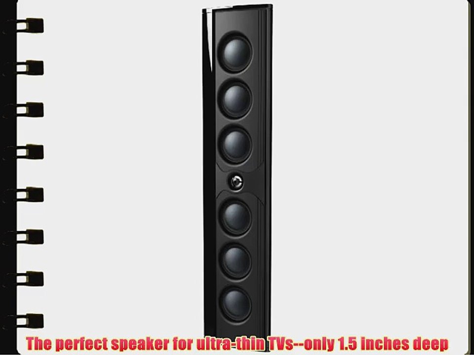Definitive Technology Mythos XTR-50 On-Wall or Shelf-Mounting Ultra-Thin Loudspeaker (Black)