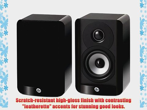 Boston Acoustics A 23 Compact Two-Way 3.5-Inch Woofer Bookshelf/Satellite Speaker (Each Gloss