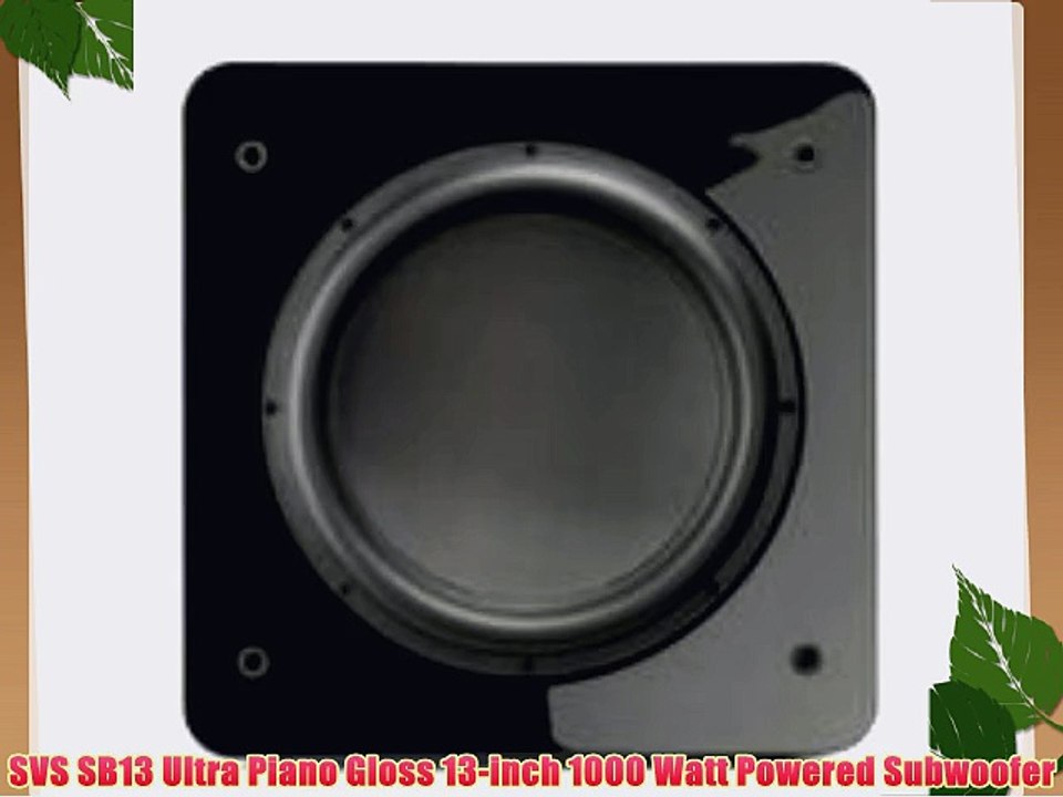 SVS SB13 Ultra Piano Gloss 13-inch 1000 Watt Powered Subwoofer