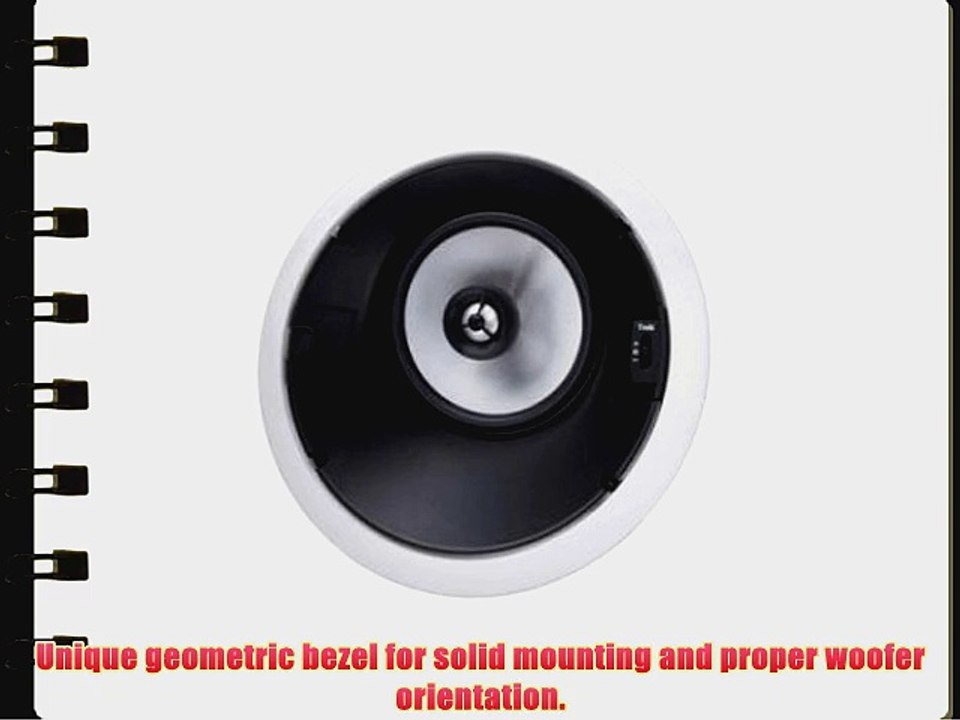 Sony CWSIC150T 6.5-inch Home Theater In-Ceiling Platinum Series Sposato Speaker (White)